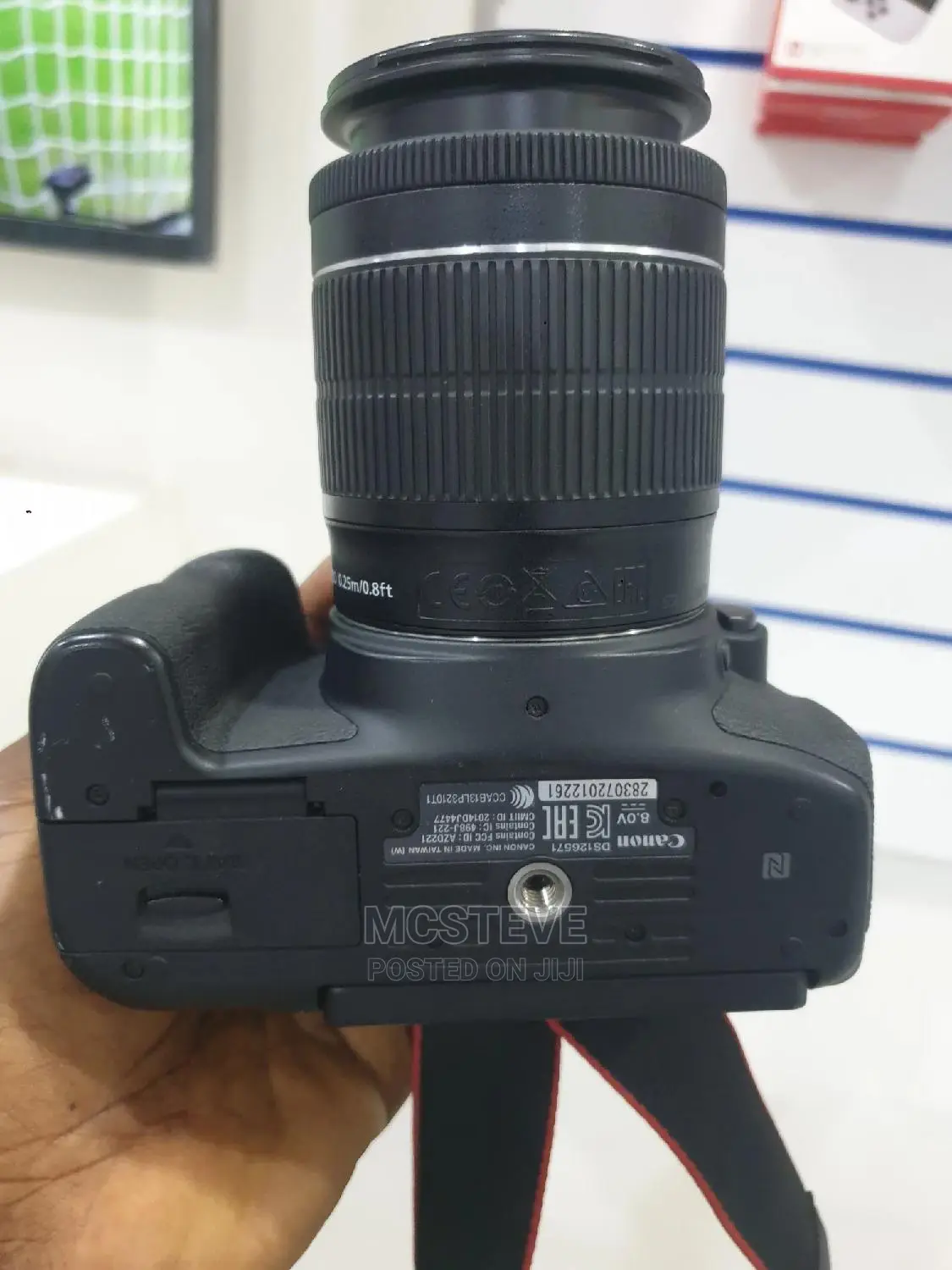 Canon EOS 750D DSLR Camera With Extra Battery