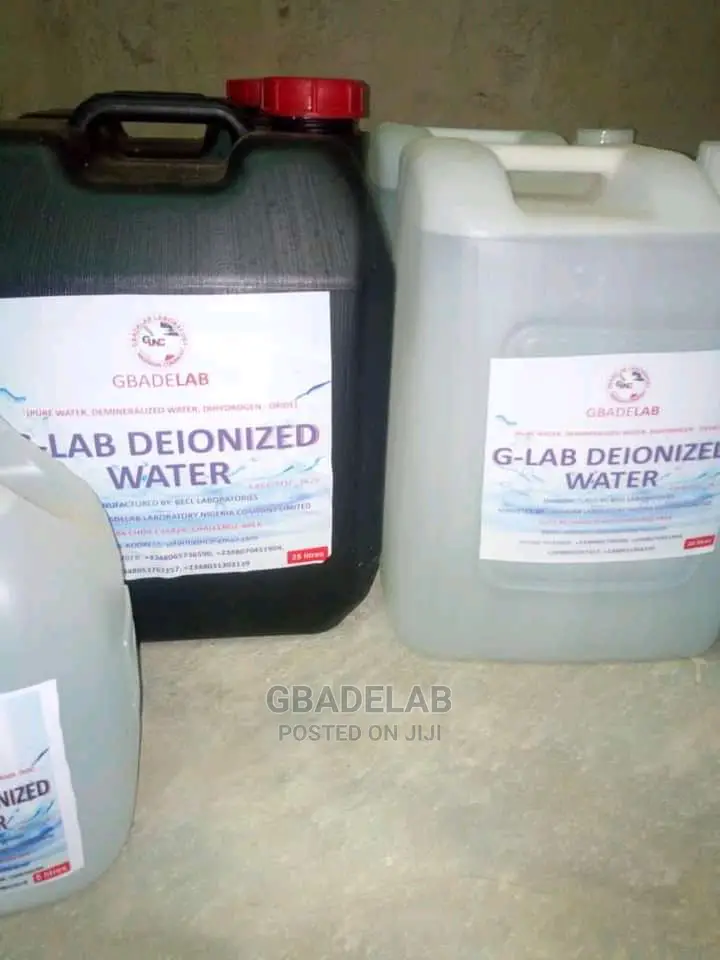 5 Litres - Deionized Water /Demineralized Water