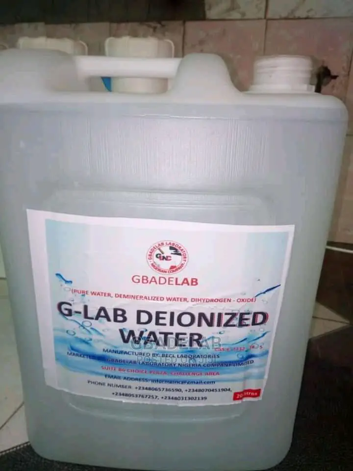 5 Litres - Deionized Water /Demineralized Water