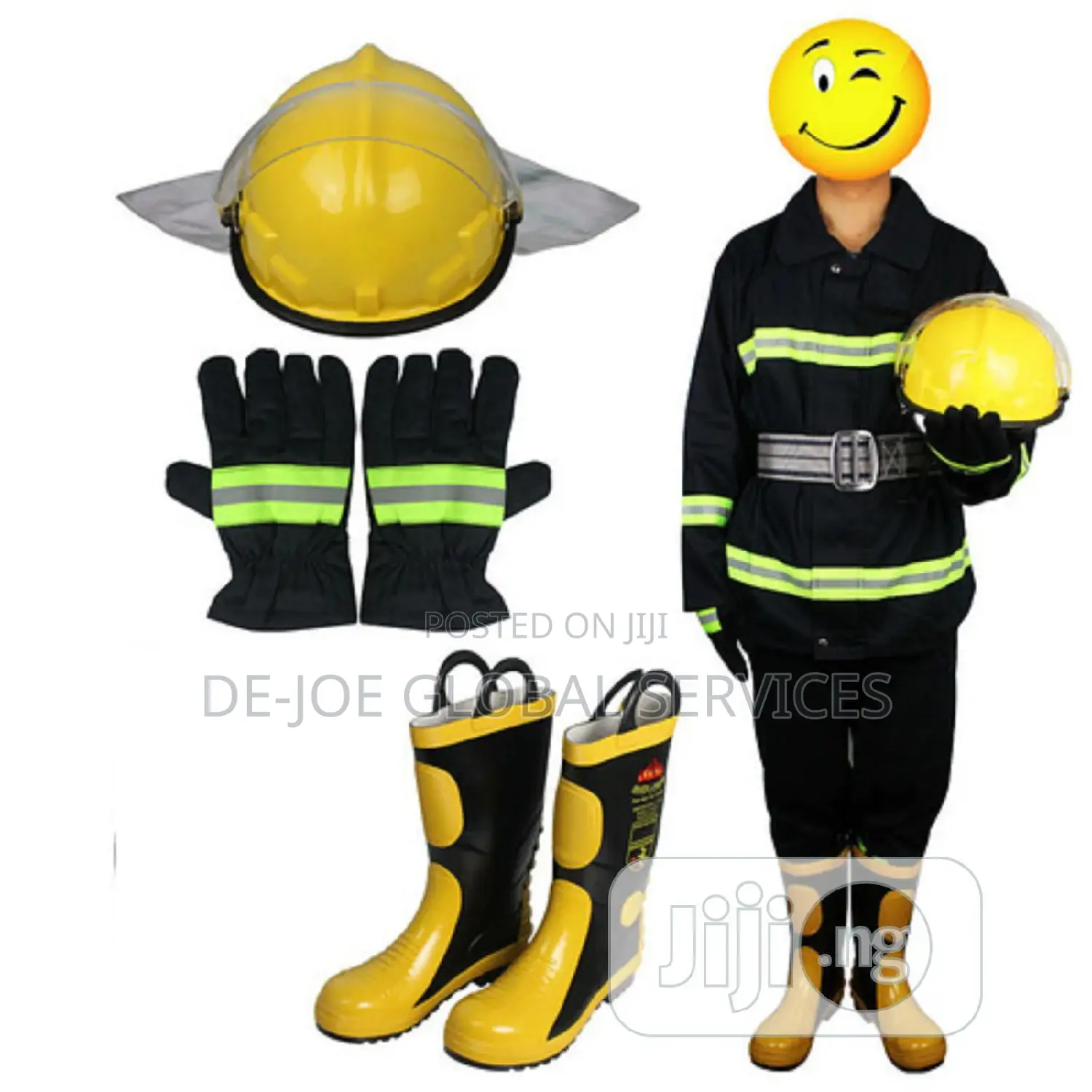 Fire Man Suit Complete Set