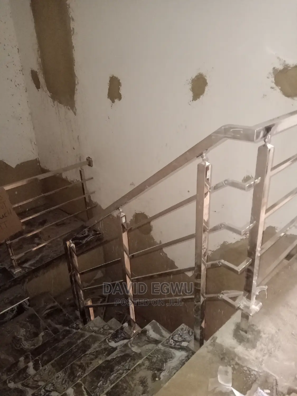 Stainless Staircase Rail With Square Pipes