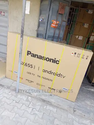 Original Panasonic TV 75" LED Smart Android Netflix Youtube