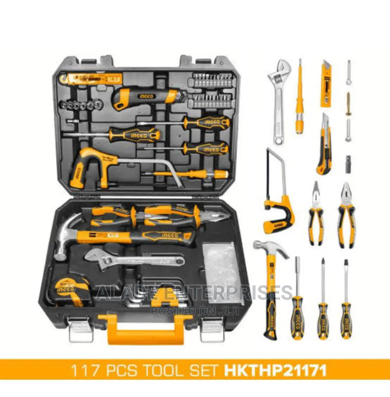 Ingco German Tools Box Set 117pcs