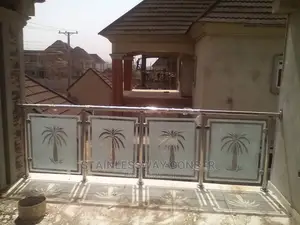 Stainless Designed Glass Railing@ Asokoro Axis