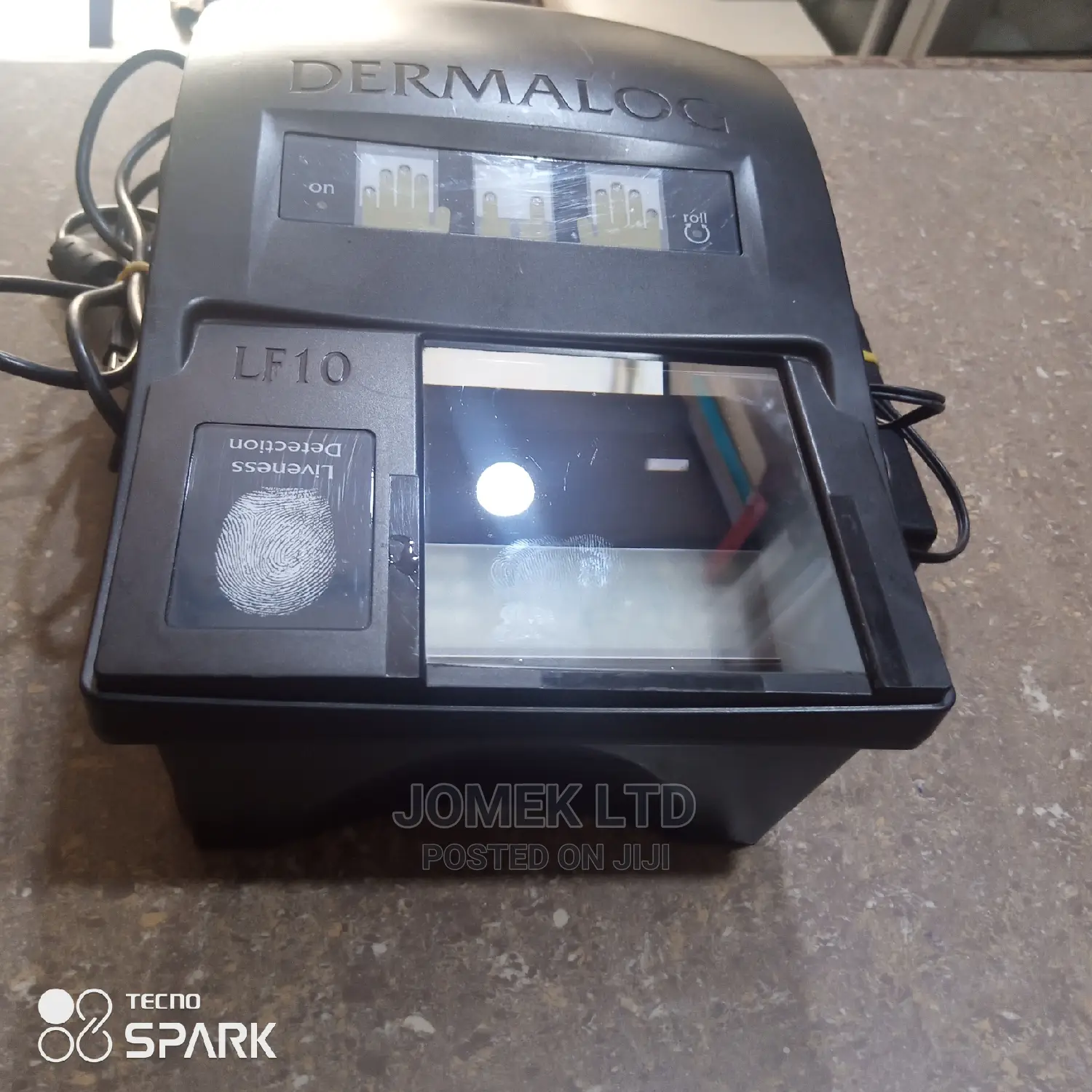 DERMALOG LF10 an Optical Tenprint.Rolled Fingerprint Scanner