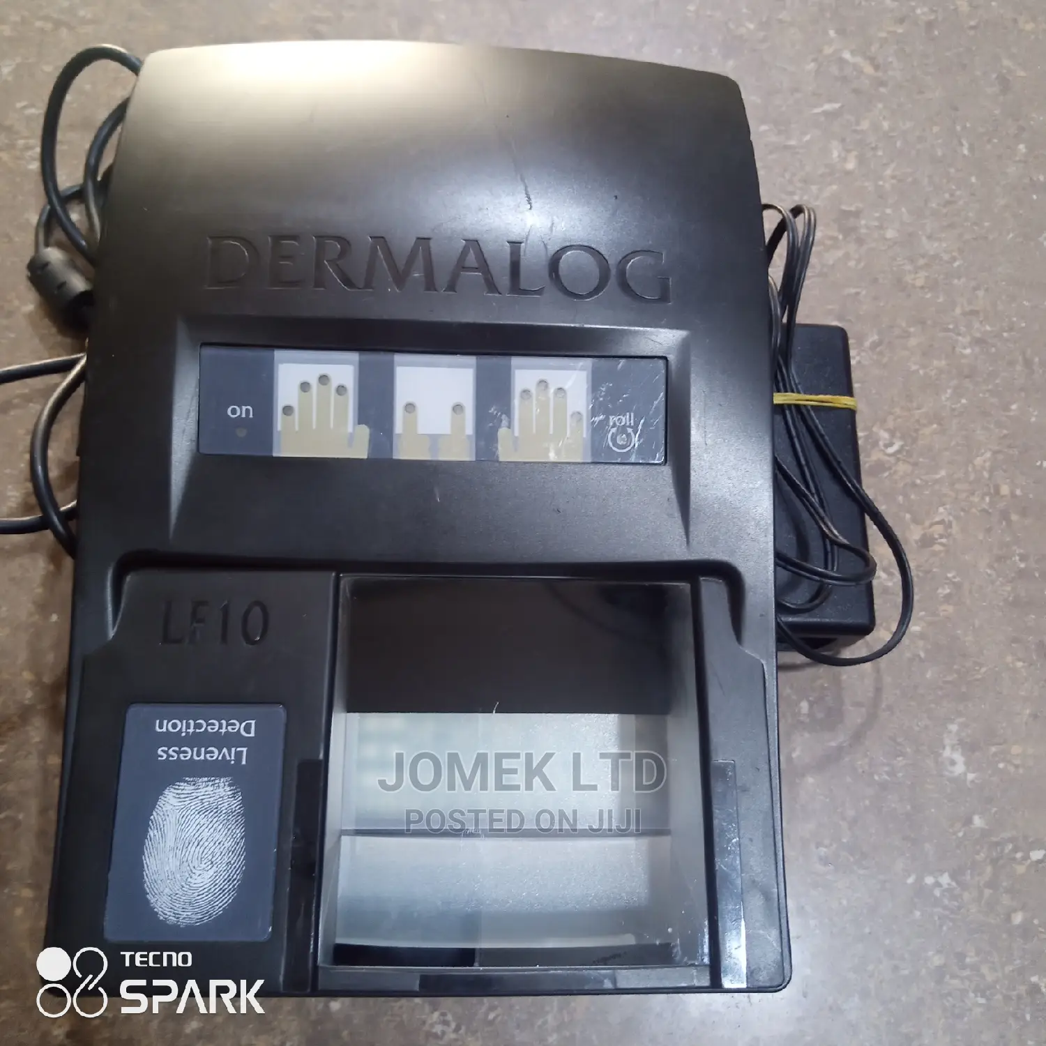 DERMALOG LF10 Is Optical Tenprint Rolled Fingerprint Scanner