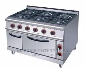 Commercial 6burner Cooker Range With Oven
