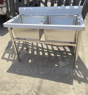Double Bowl Industrial Sink