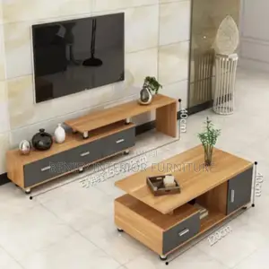 Matching Color Center Table and Television Stand