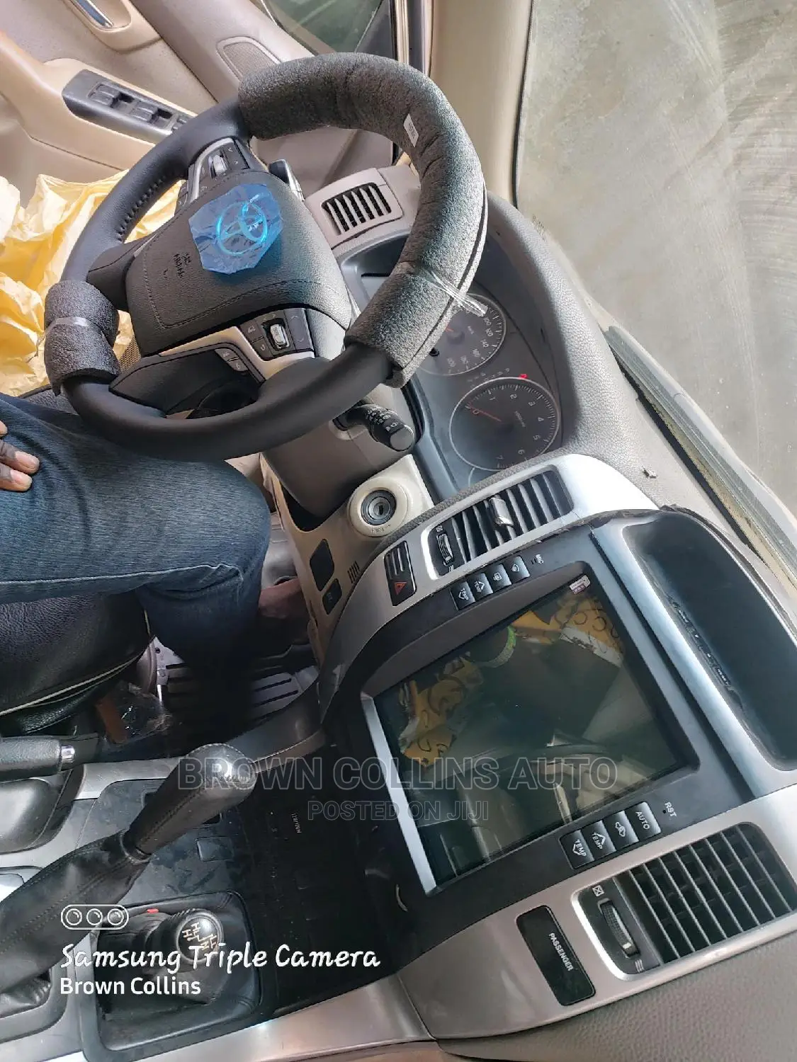 Android System and Steering Wheel Prado 2003-2009