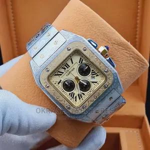 Photo - Cartier Chronograph Silver/Gold Chain Watch