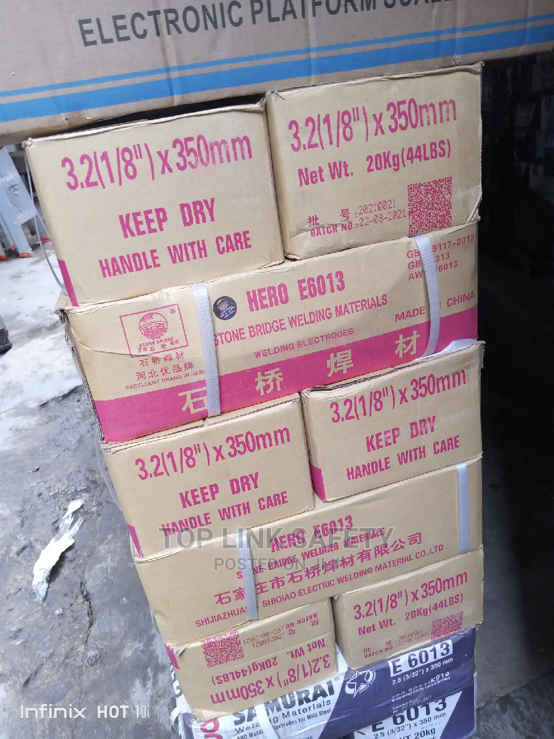 Welding Electrodes Gauge 10 and Gauge 12 in Lagos Island (Eko) Hand