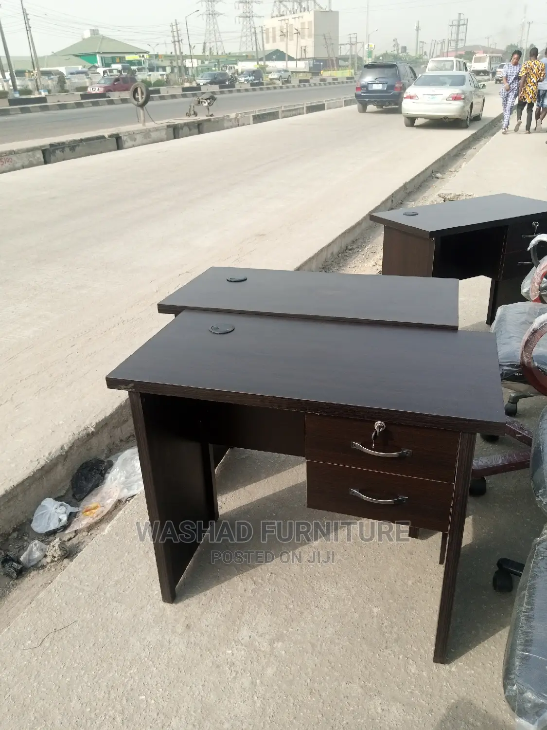 3ft 2 Drawers Office Table