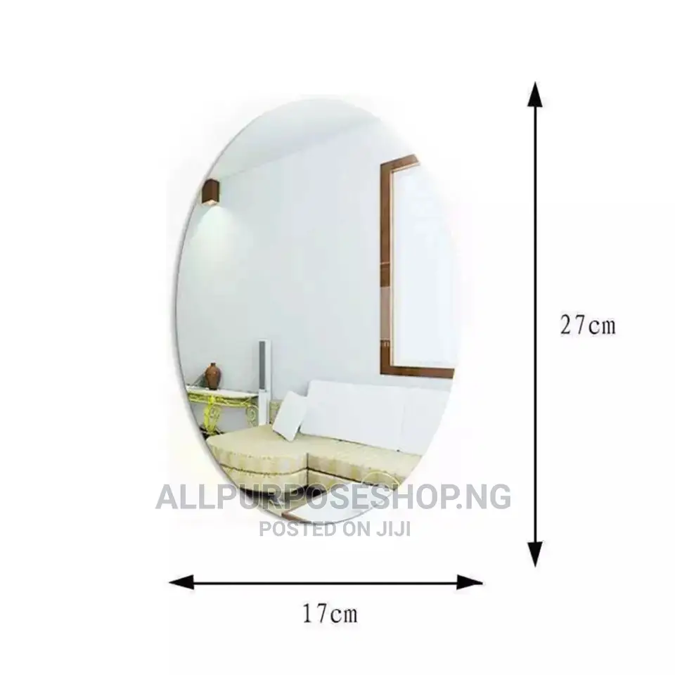 Oval Stick Mirror