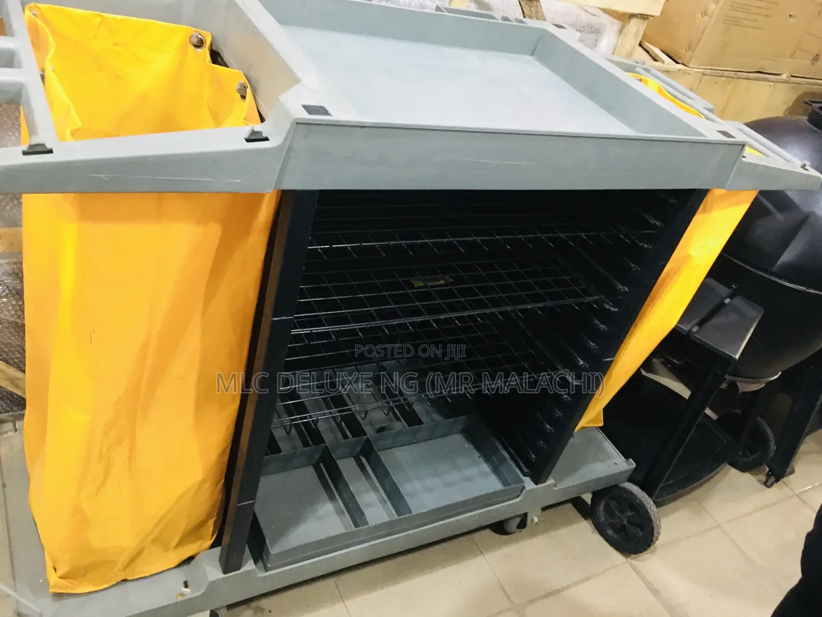 QUALITY LAUNDRY TROLLEY /Multi_purpose House Keeping Trolley
