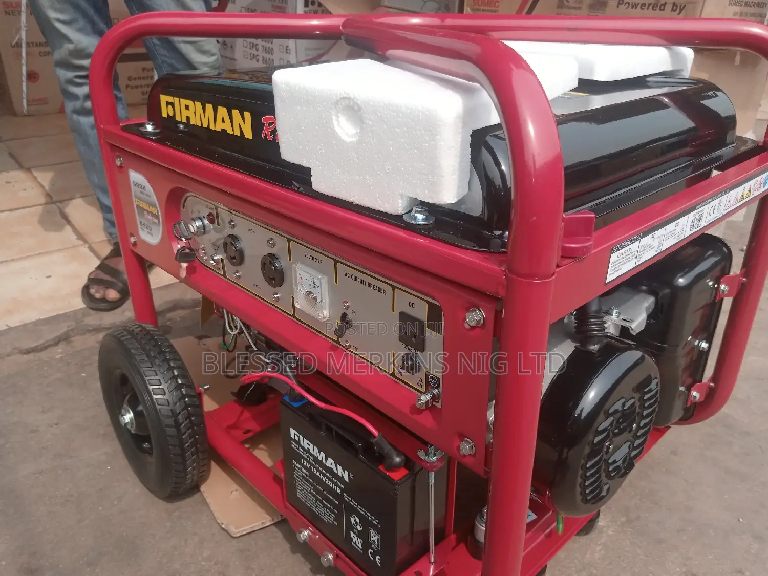 Firman Petrol Generator 6.5kva Ruby-Line