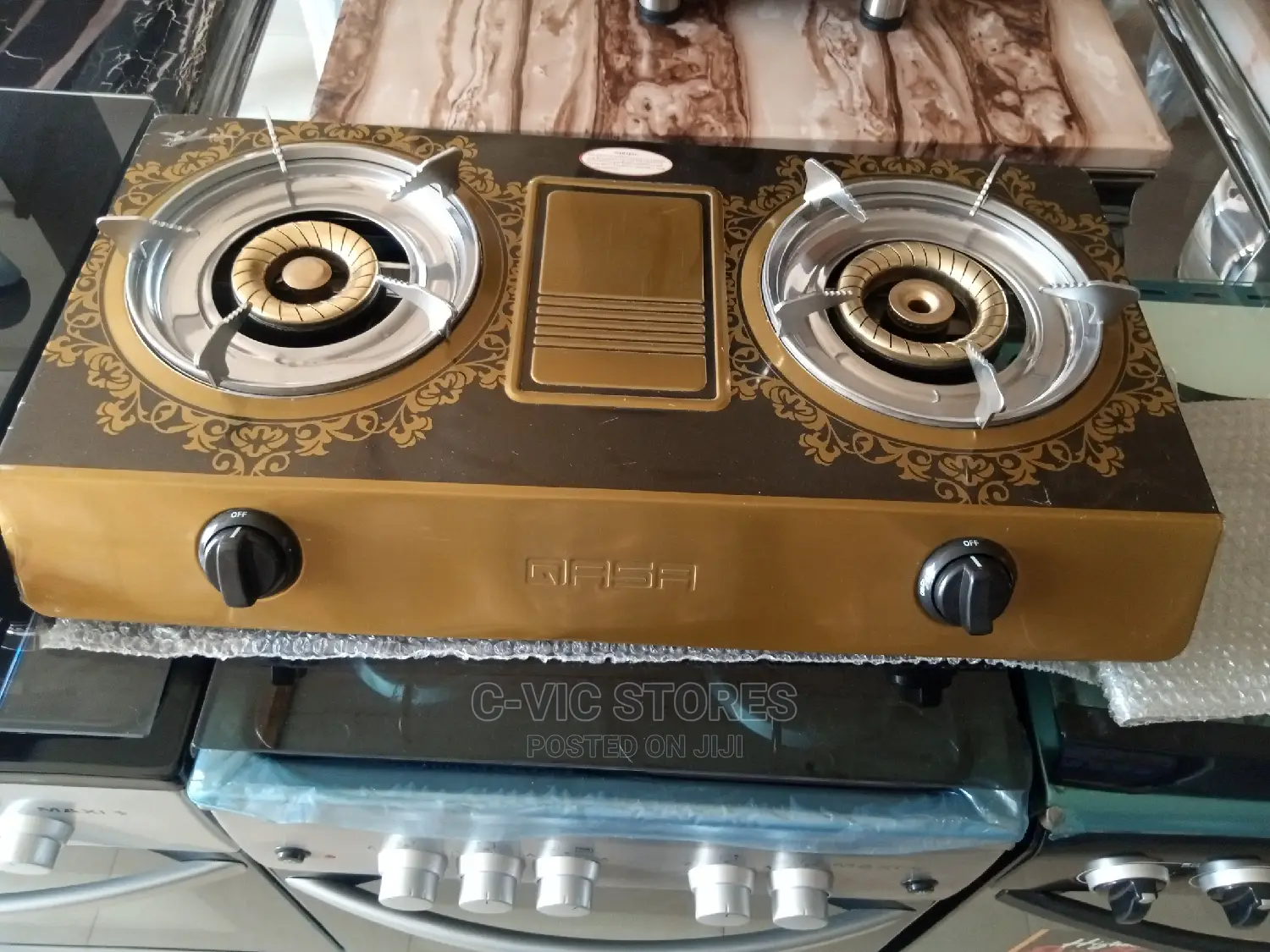 Qasa 2 Burner Table Top Gas Cooker