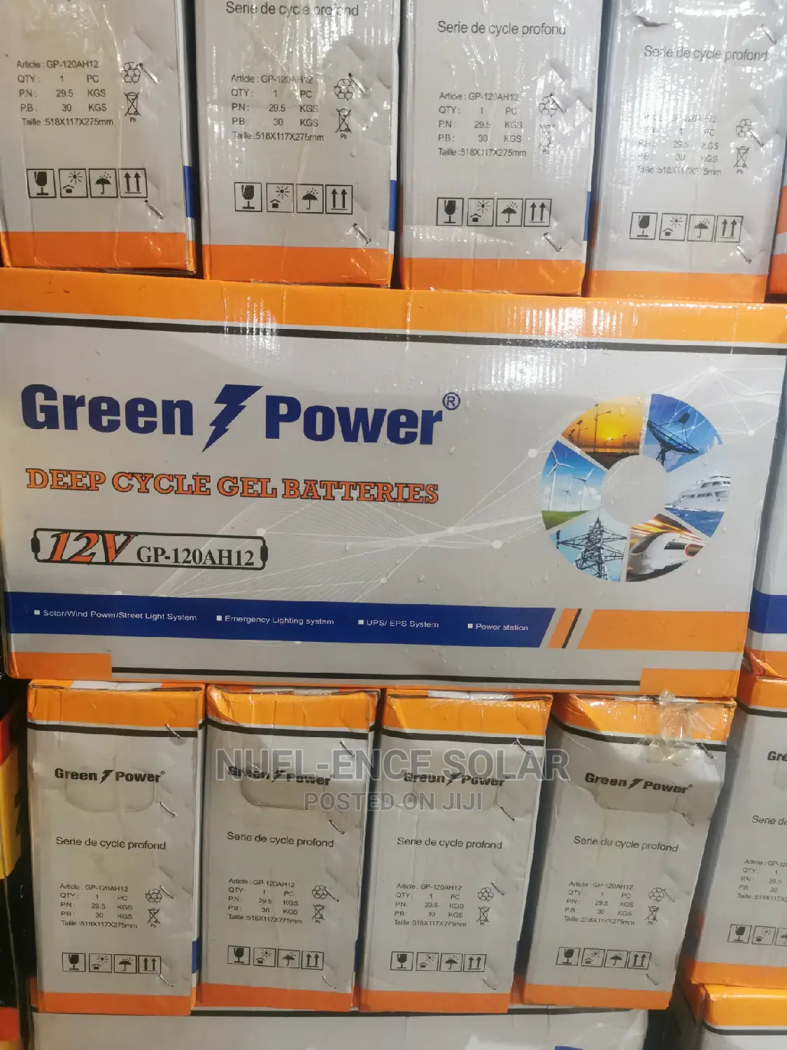 12v 120ah Green Power Deep Cycle Battery
