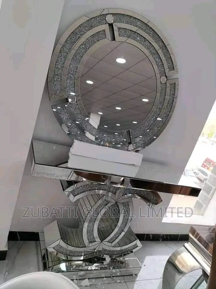Diamond Mirror Console / Makeup Mirror Stand