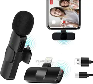 Live Streaming Wireless Lapel Mic for iPhone and Ios Devices