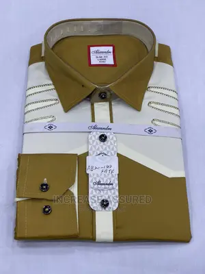 100% Cotto Slim Fit Long Sleeves Shirt