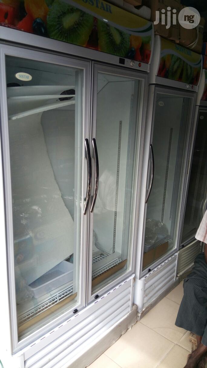 Sostar Display Fridge, Double Door N Single Door