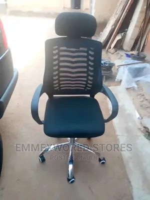 Sleek Office Chair With Head Rest