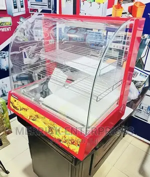 Red 2pan Snacks Display Warmer