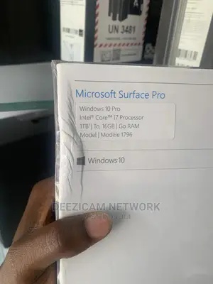 New Laptop Microsoft Surface Pro 6 16GB Intel Core I7 SSD 1T