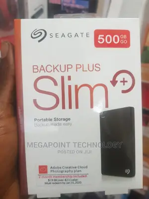 Photo - Seagate Backup Plus External Hard Drive 500GB