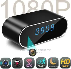 HD Wifi Table Clock Wireless Security Camera