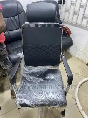 Sleek Office Chair With Headrest