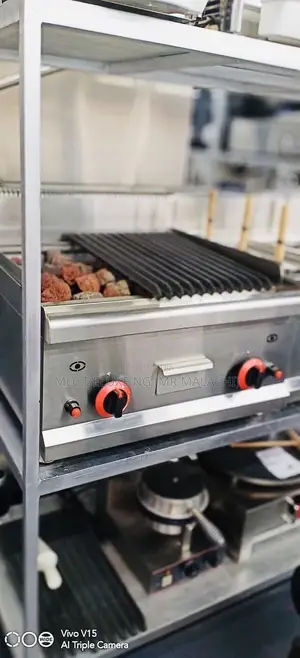 LAVA ROCK GRILL/Multi Purpose Gas Char Chicken Griller Avble