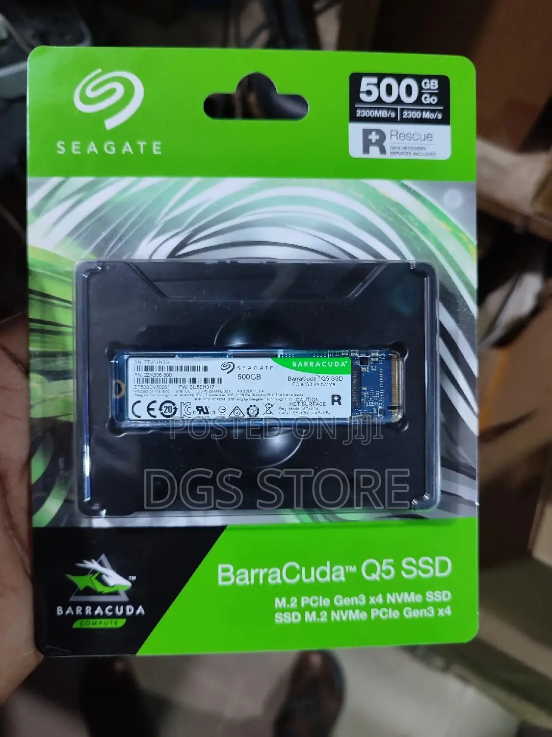 Seagate Barracuda Q5 SSD Gen 3 M.2 Pcle Nvme