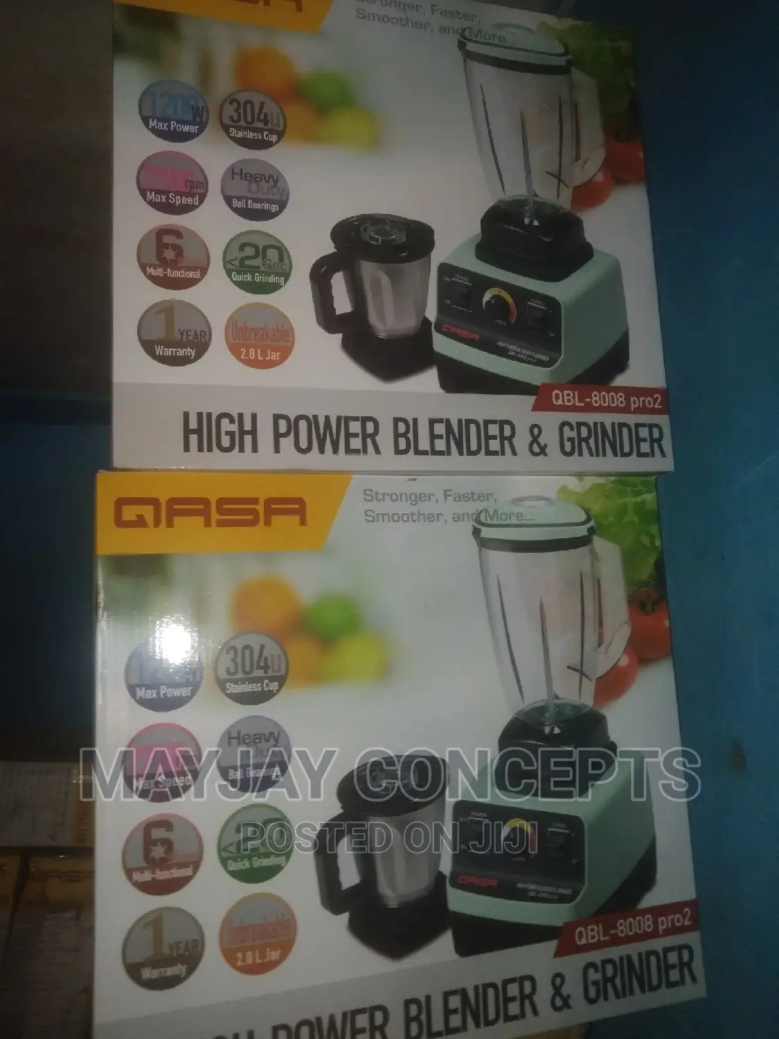 QASA High Power Blender and Grinder-Pro 2