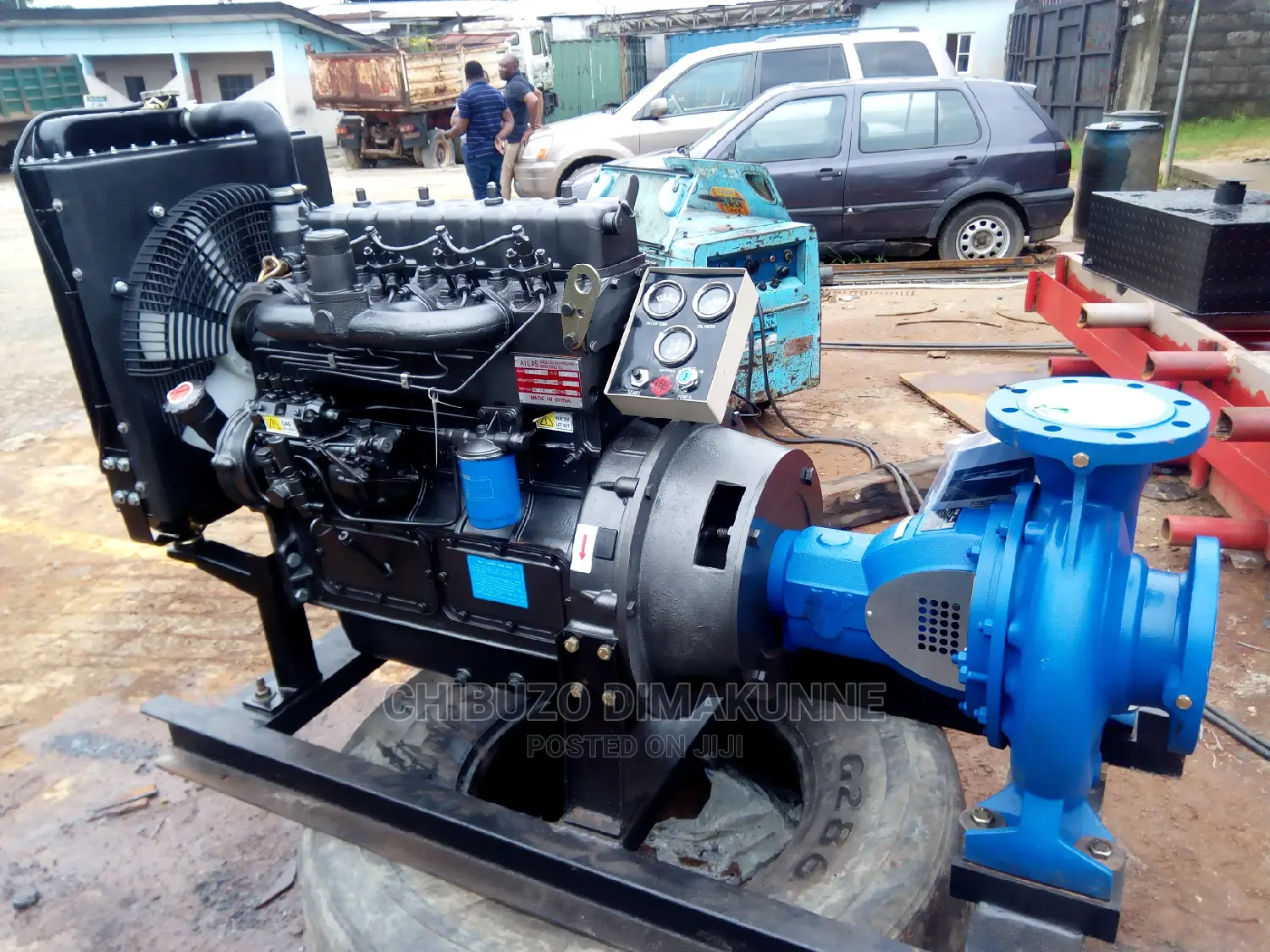 Diesel Engine With Pump