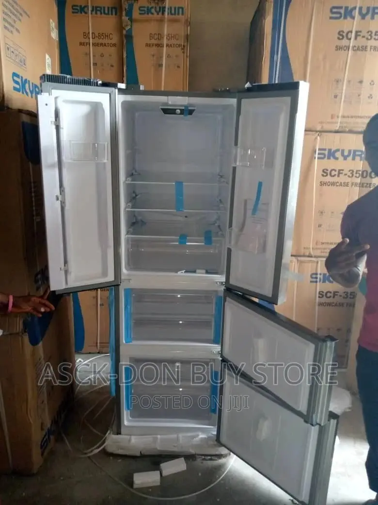 Sykrun Side by Side Refrigerator With Freezer Unit Under