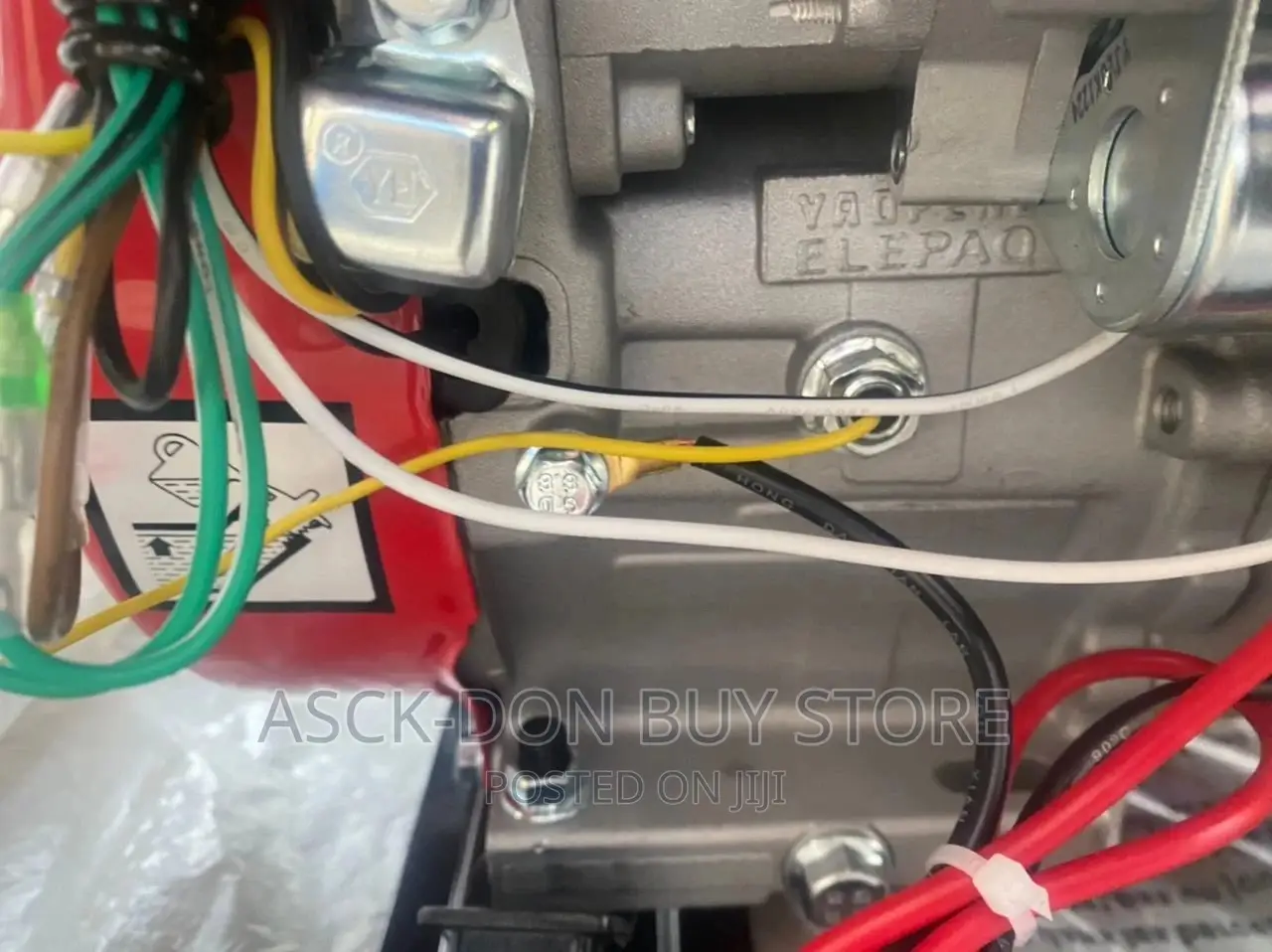 7.5kva Elepaq Constant Model EC18000, Key, Battery, Handle