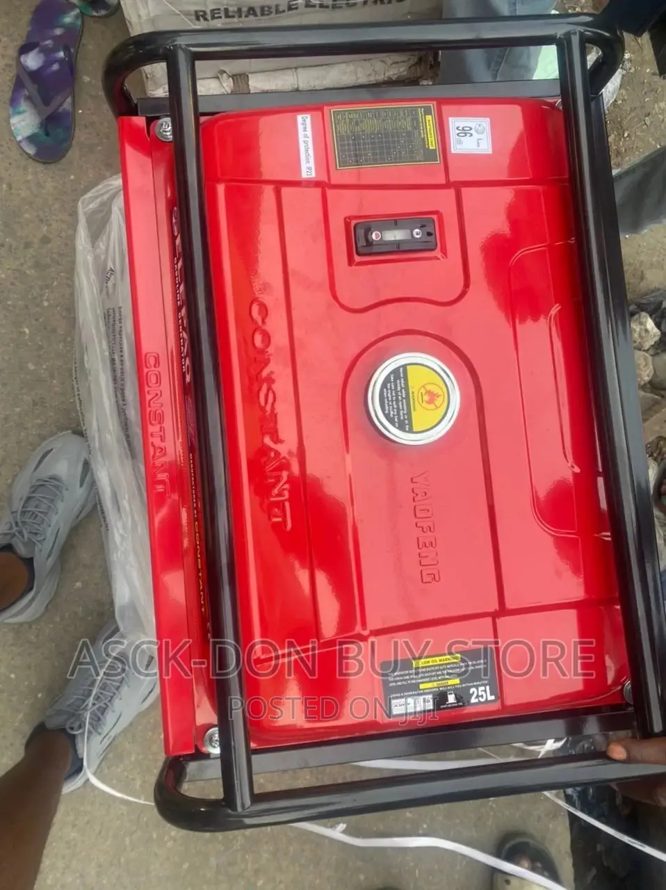 7.5kva Elepaq Constant Model EC18000, Key, Battery, Handle