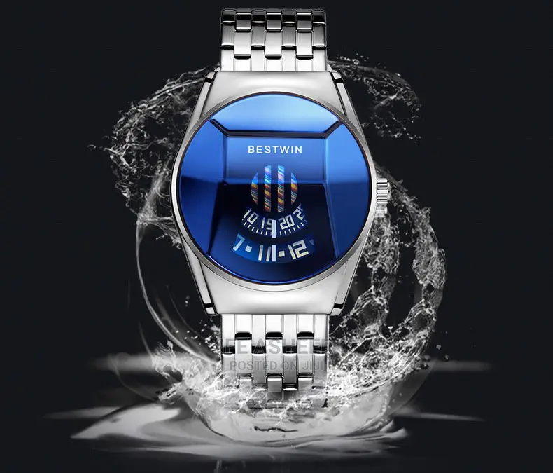 Bestwin Men's Led Wristwatch - Silver