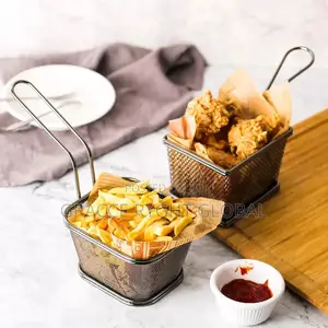 Stainless Chips Serving Basket