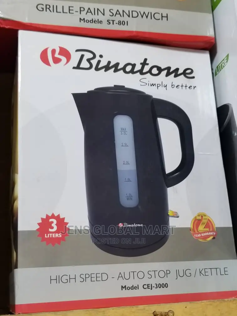 Binatone High Speed Auto Stop Kettle 3L