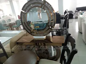 Diamond Gold Mirror Console Makeup Dressing Table Mirror