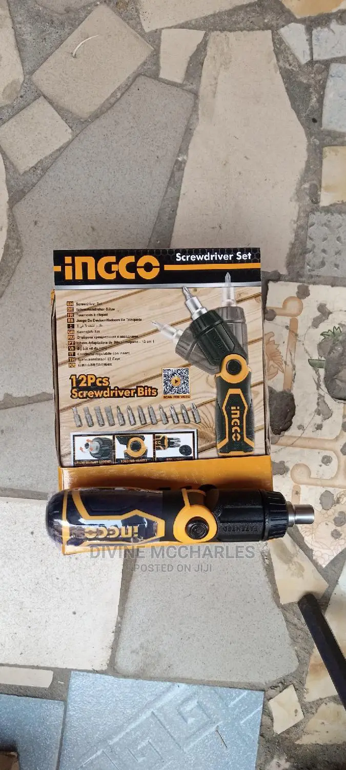 13pcs INGCO PRODUCT Reversible Ratchet Screw Driver Set