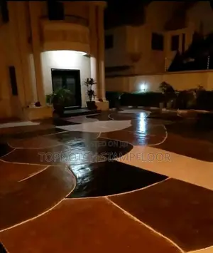 Stamp Concrete Floor for Home Exterior Decorations