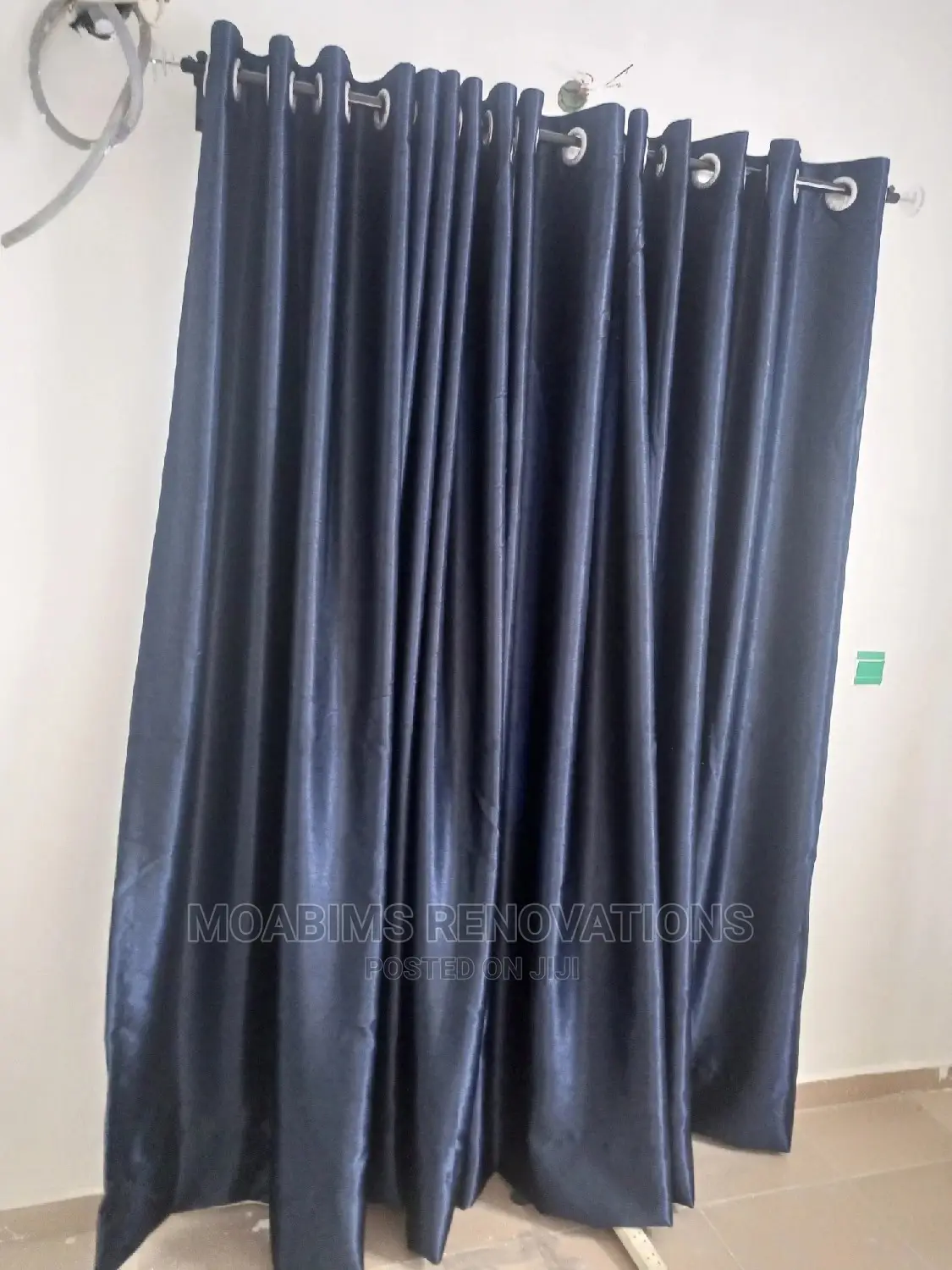 Luxury Turkish Navy Blue Curtain