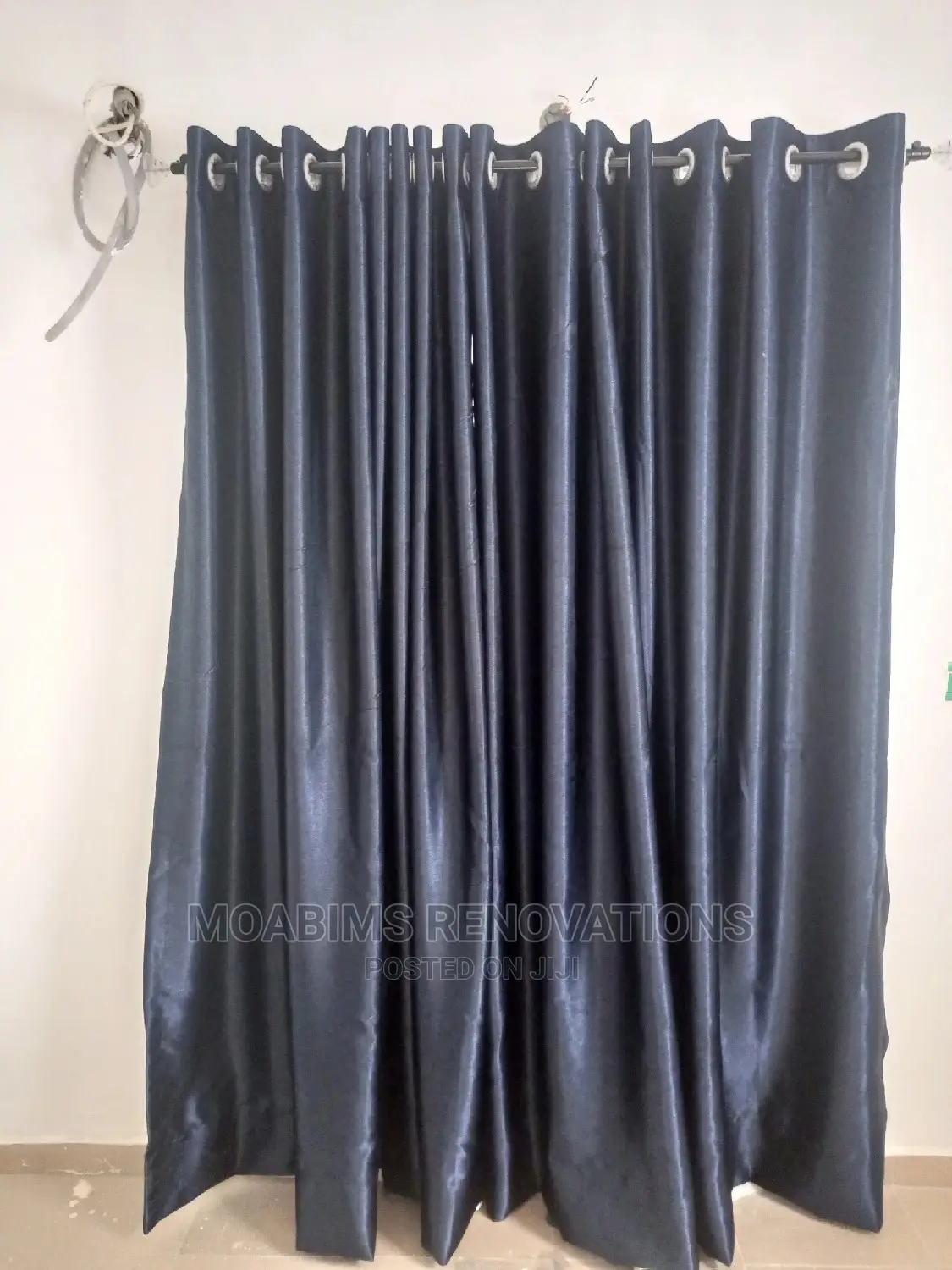 Luxury Turkish Navy Blue Curtain
