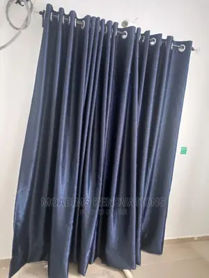 Luxury Turkish Navy Blue Curtain
