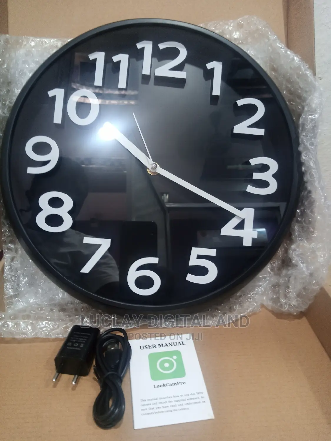 Wi-Fi Spy Wall Clock Camera