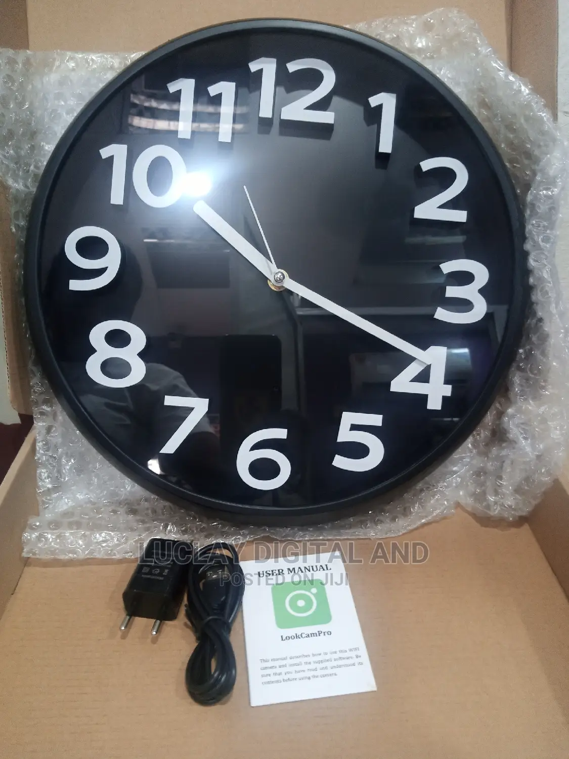 CCTV Wall Clock Camera